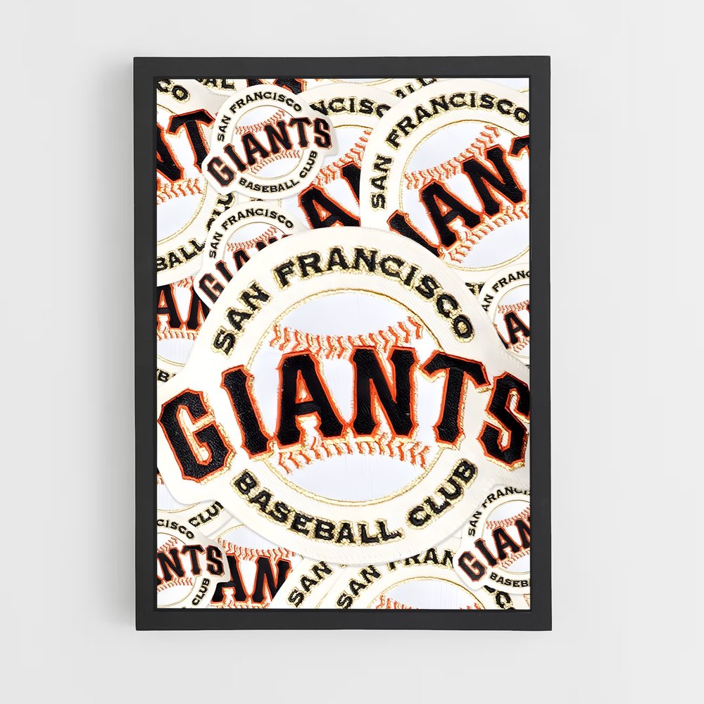 Poster Giants Nation – affiche Baseball (vue 2)